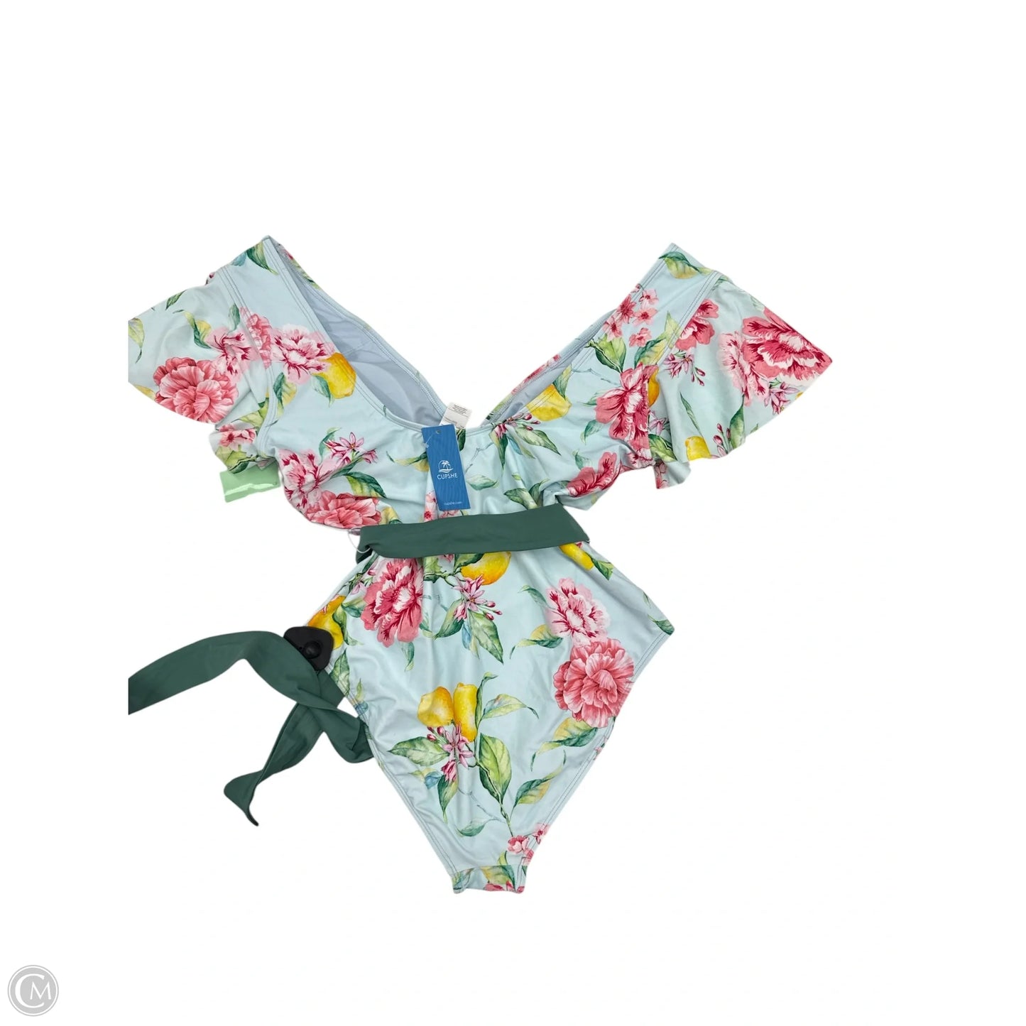 Swimsuit By Cupshe In Floral Print, Size: L