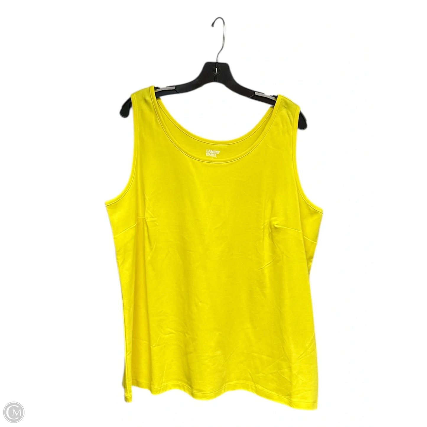 Tank Top By Lands End In Yellow, Size: 2x