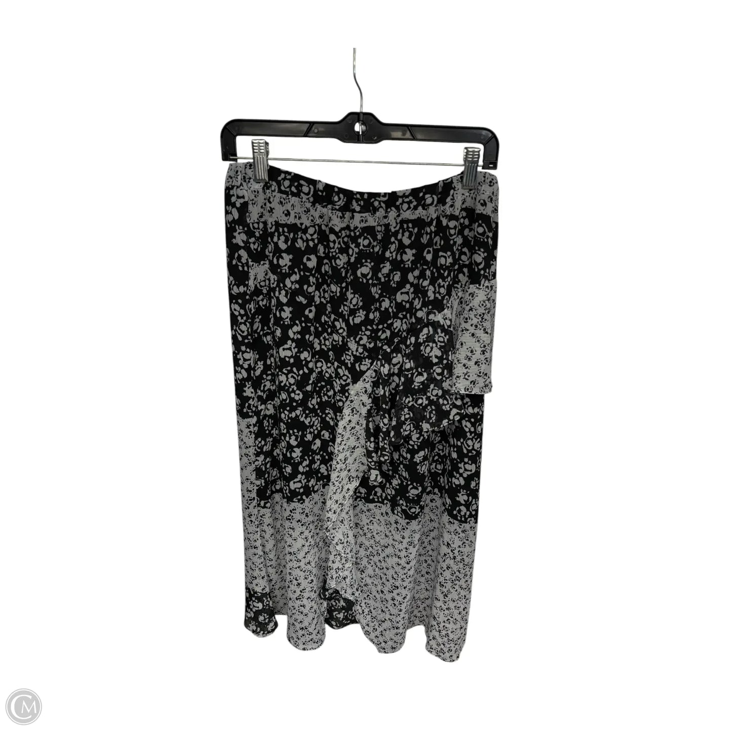 Skirt Midi By Joie In Black & White, Size: L