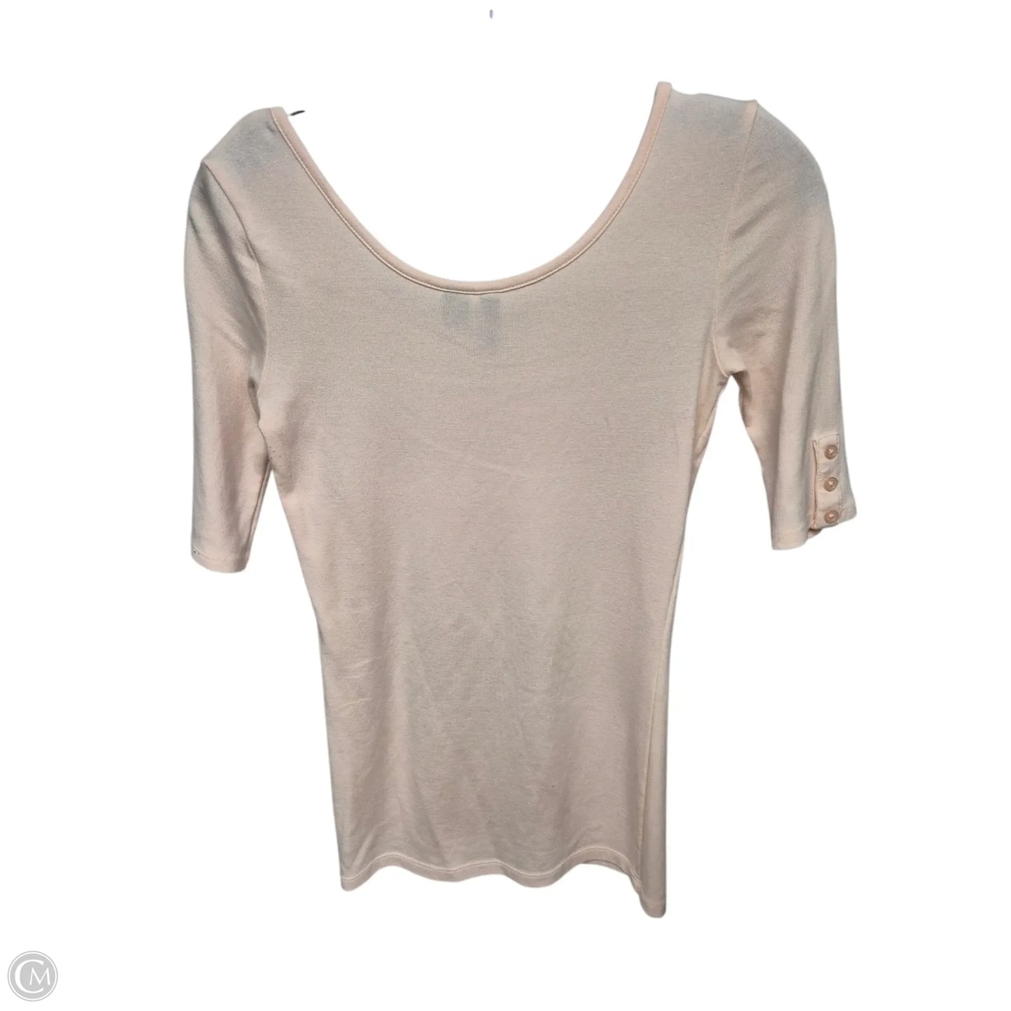 Top Short Sleeve By Cynthia Rowley In Peach, Size: S