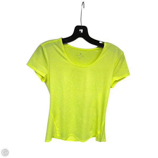 Athletic Top Short Sleeve By Athleta In Yellow, Size: S