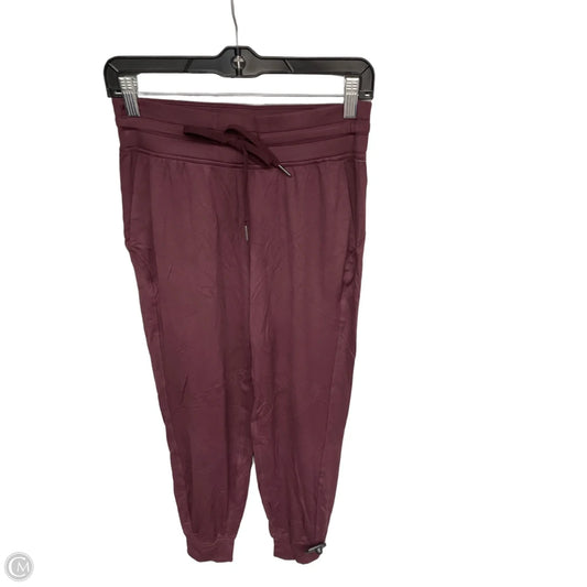 Athletic Pants By Lululemon In Purple, Size: 6