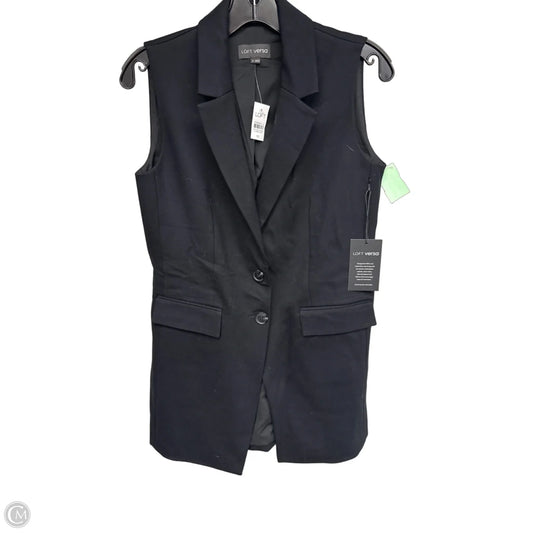 Vest Other By Loft In Black, Size: Xs