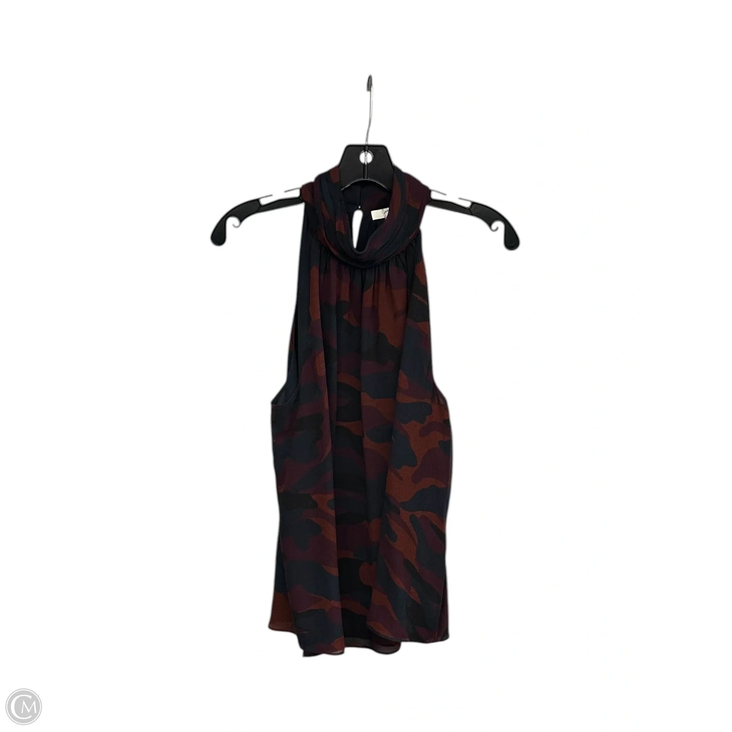 Top Sleeveless By Joie In Blue & Red, Size: L