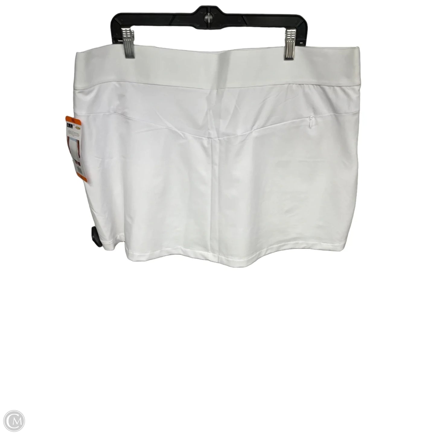 Athletic Skort By Clothes Mentor In White, Size: Xxl