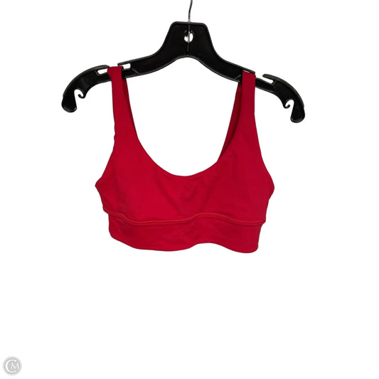 Athletic Bra By Lululemon In Red, Size: 10