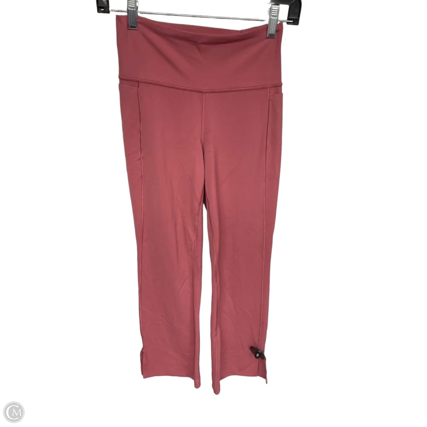 Athletic Leggings By Athleta In Coral, Size: M