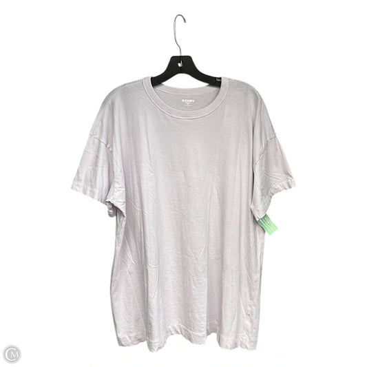 Top Short Sleeve Basic By Old Navy In Purple, Size: Xl