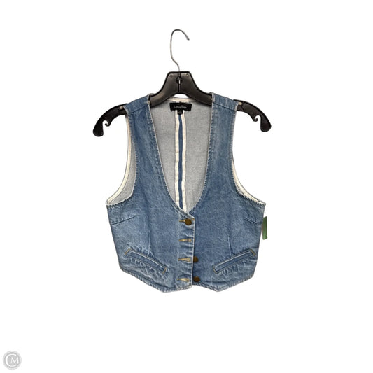 Vest Other By Lea & Viola In Blue Denim, Size: S