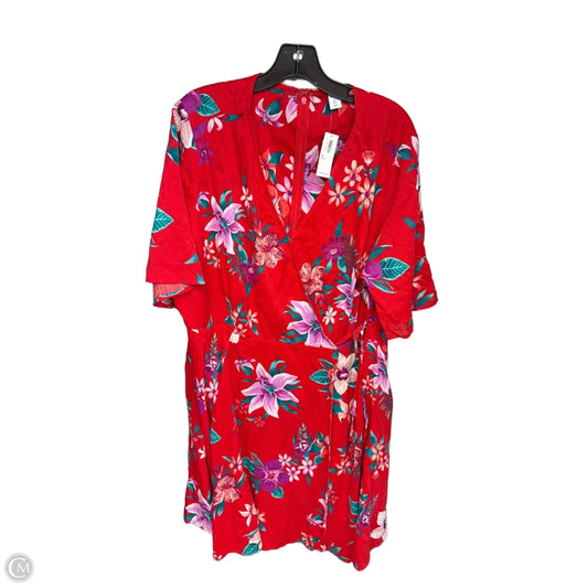 Dress Casual Maxi By Old Navy In Red, Size: 2x