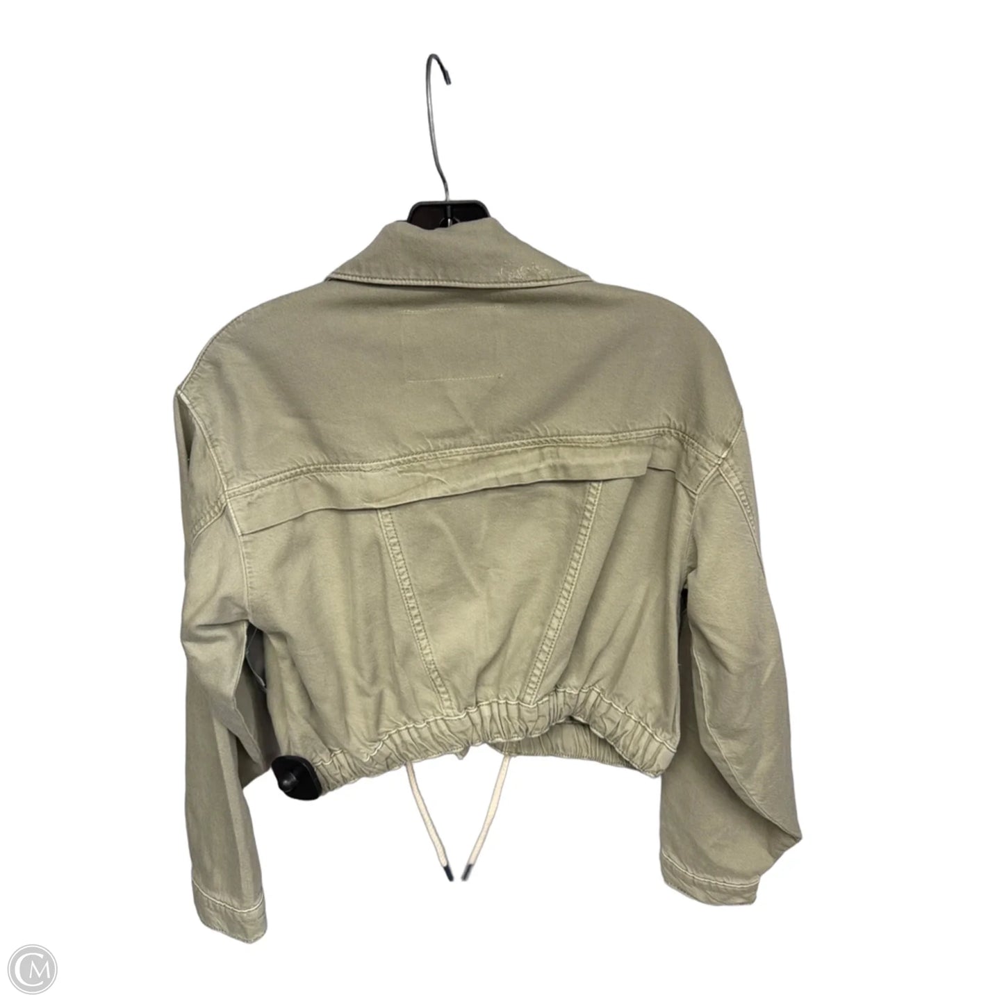 Jacket Denim By Pilcro In Green, Size: Xxs