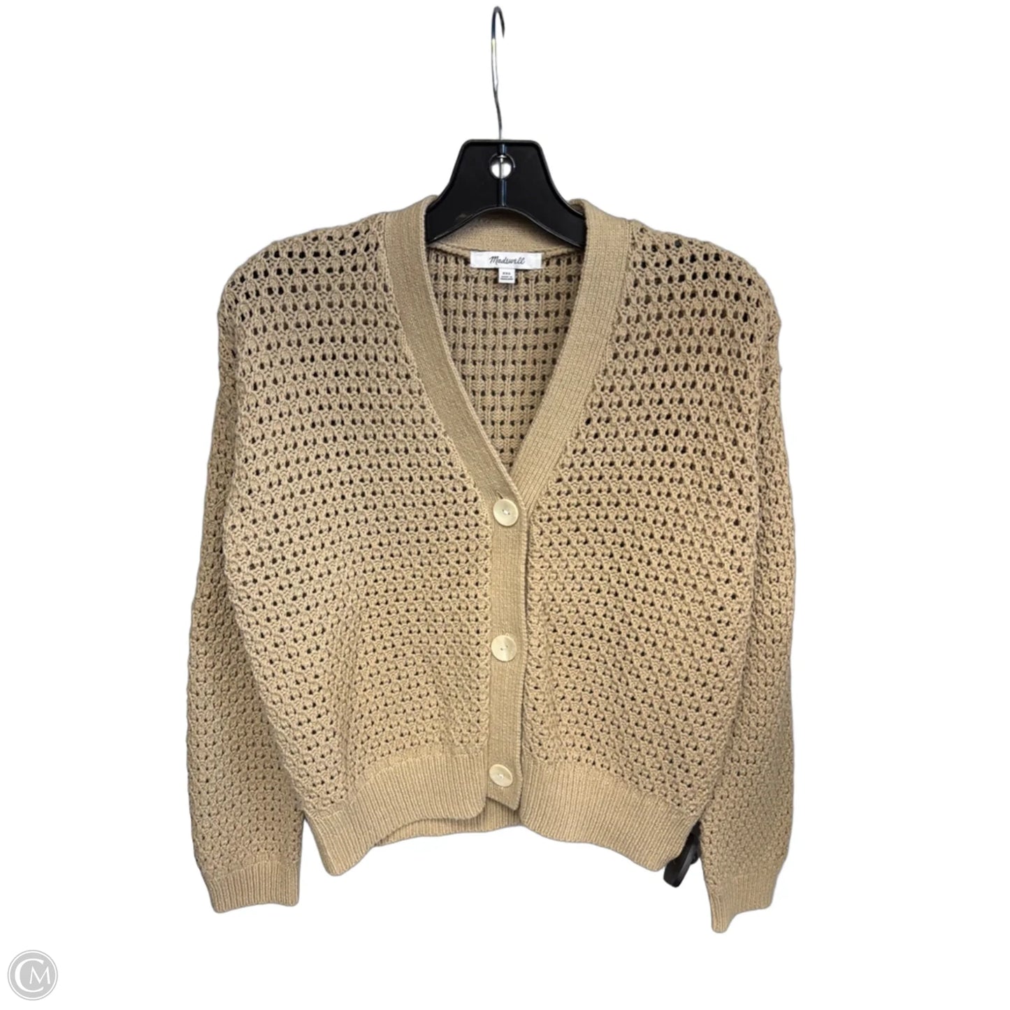 Cardigan By Madewell In Tan, Size: Xxs
