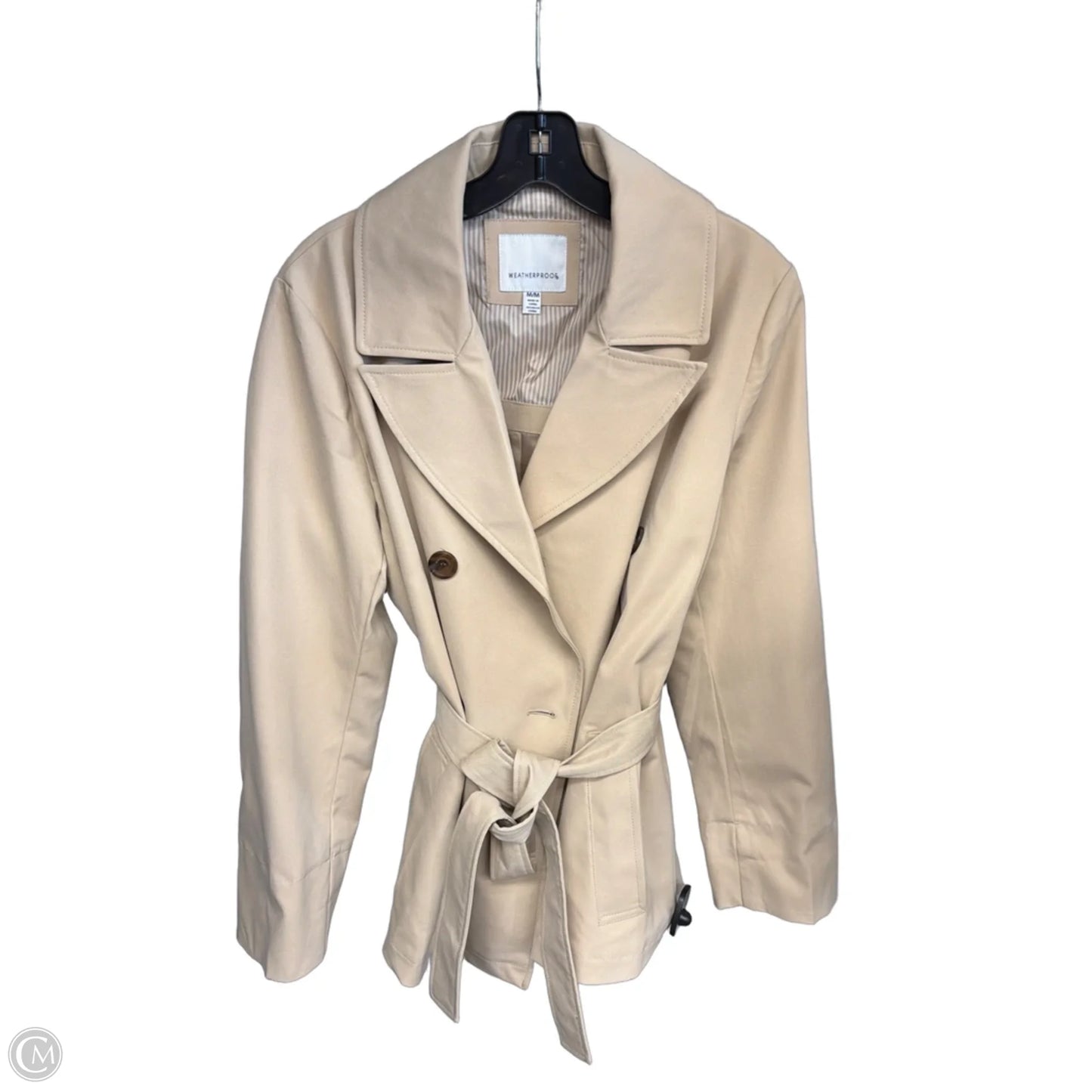 Jacket Other By Weatherproof In Tan, Size: M