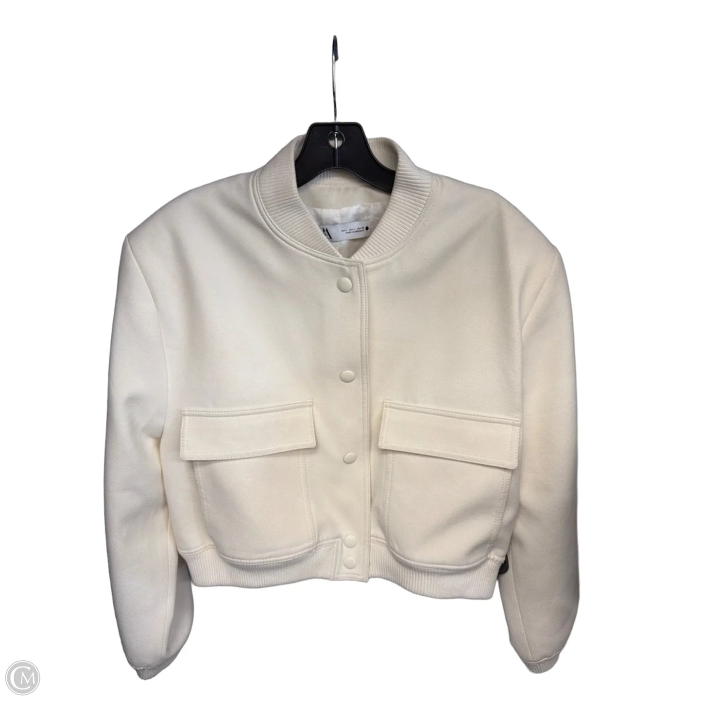 Jacket Other By Zara In Cream, Size: Large