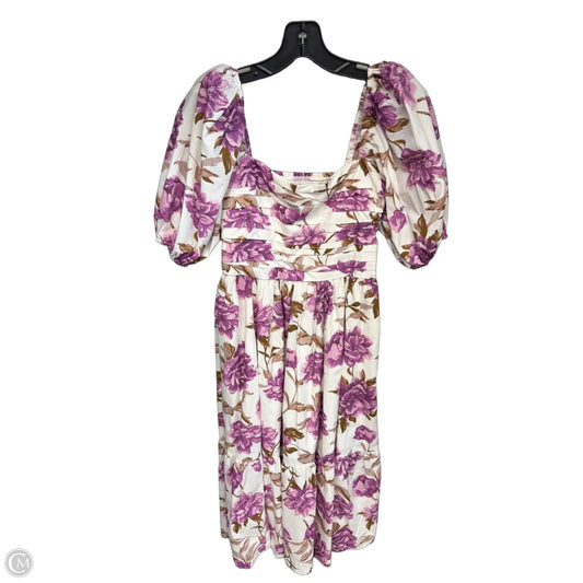 Dress Casual Maxi By Abercrombie And Fitch In Floral Print, Size: S