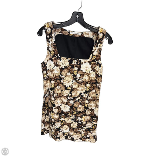 Dress Casual Short By Abercrombie And Fitch In Brown & Cream, Size: S