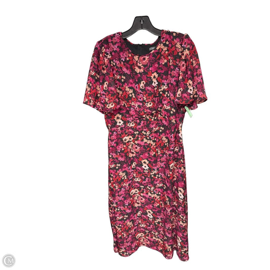 Dress Casual Midi By Julia Jordan In Floral Print, Size: Xxsp