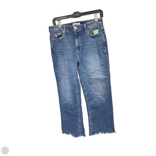 Jeans Cropped By Paige In Blue Denim, Size: 6