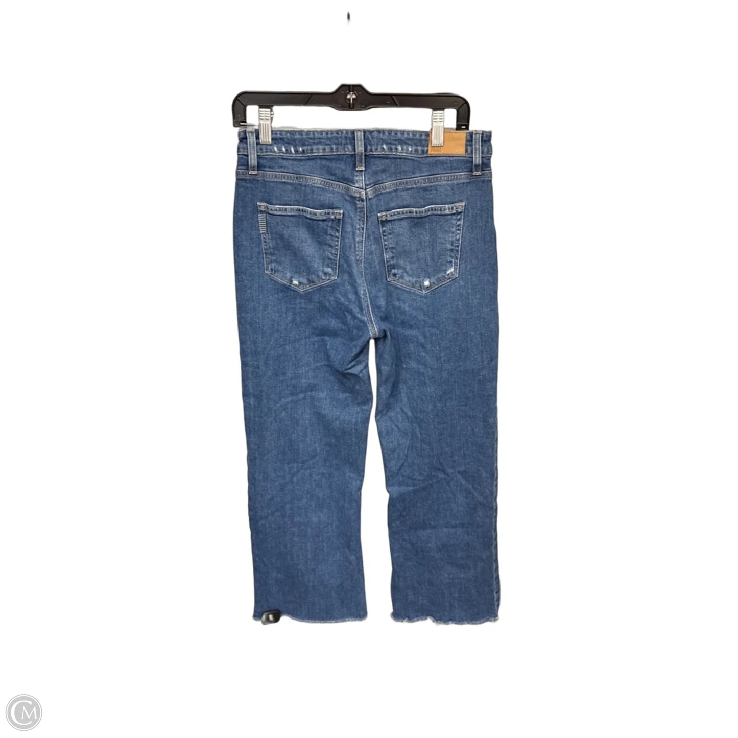 Jeans Cropped By Paige In Blue Denim, Size: 6