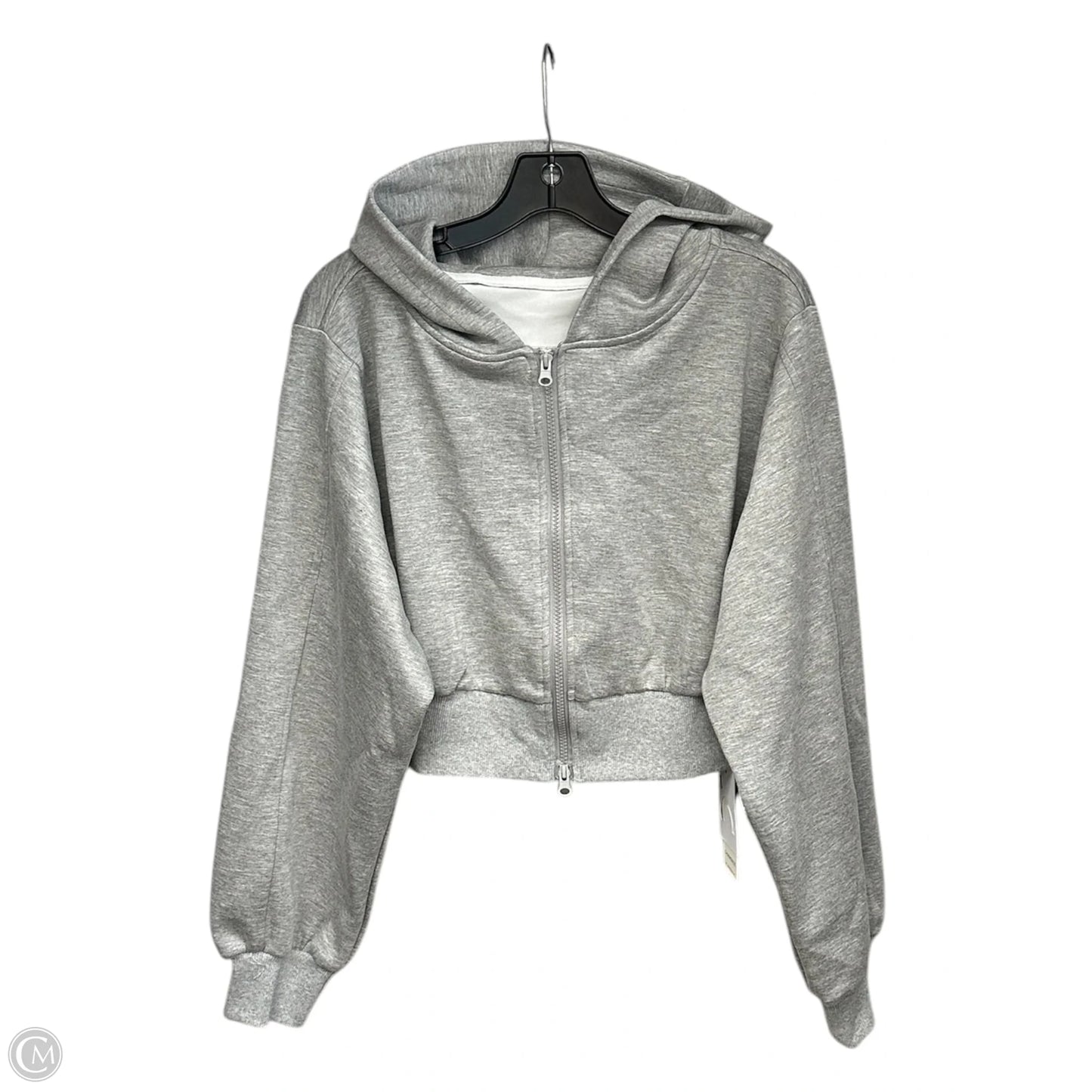 Sweatshirt Hoodie By Commense In Grey, Size: S