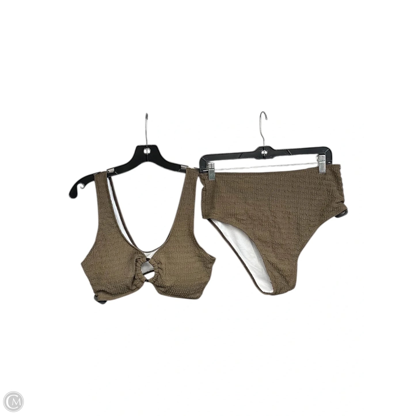 Swimsuit 2pc By Shein In Brown, Size: Xl