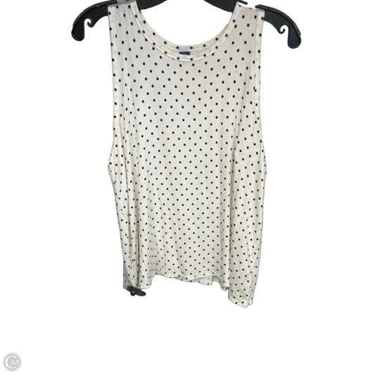 Tank Top By Old Navy In Polkadot Pattern, Size: Lp