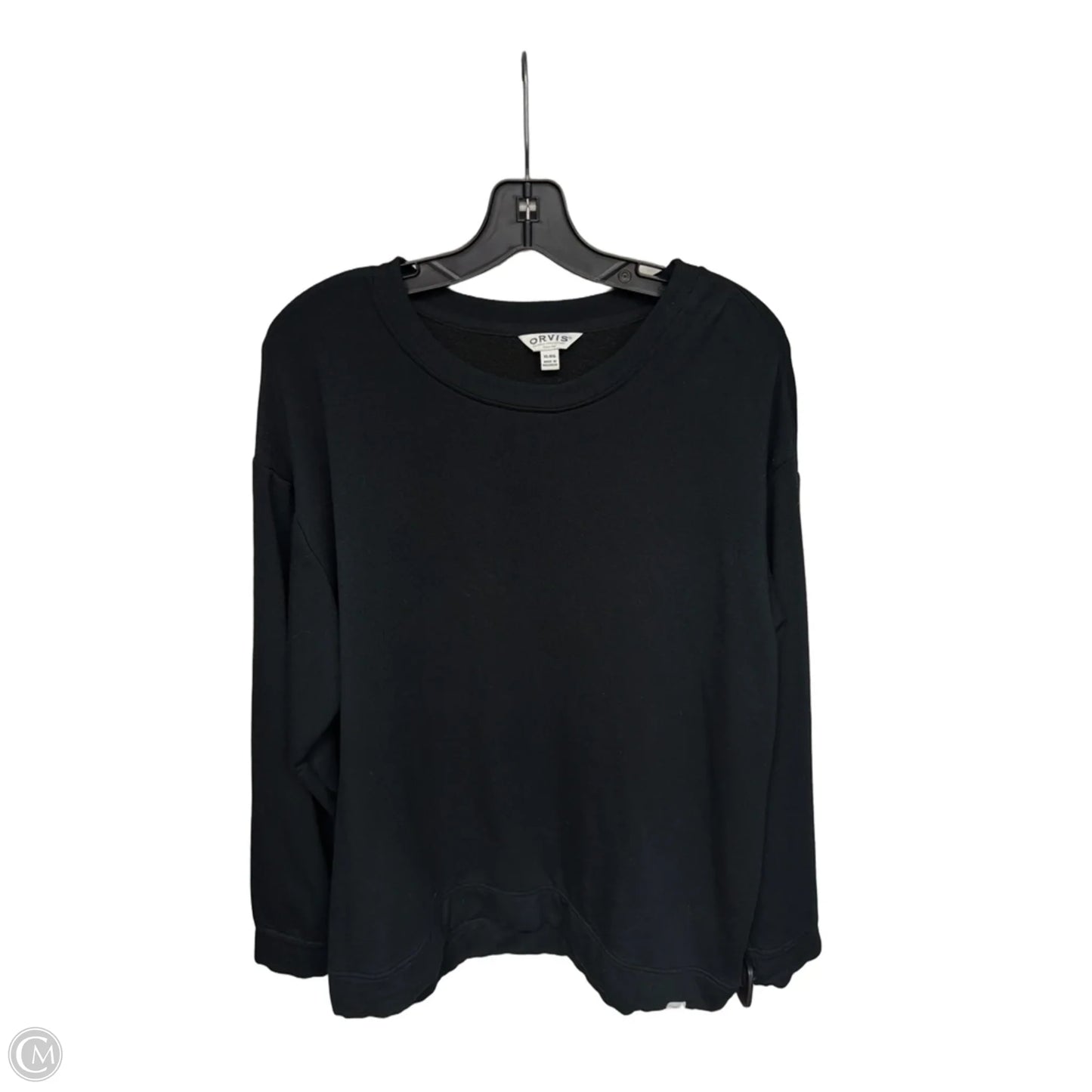 Sweatshirt Crewneck By Orvis In Black, Size: Xl