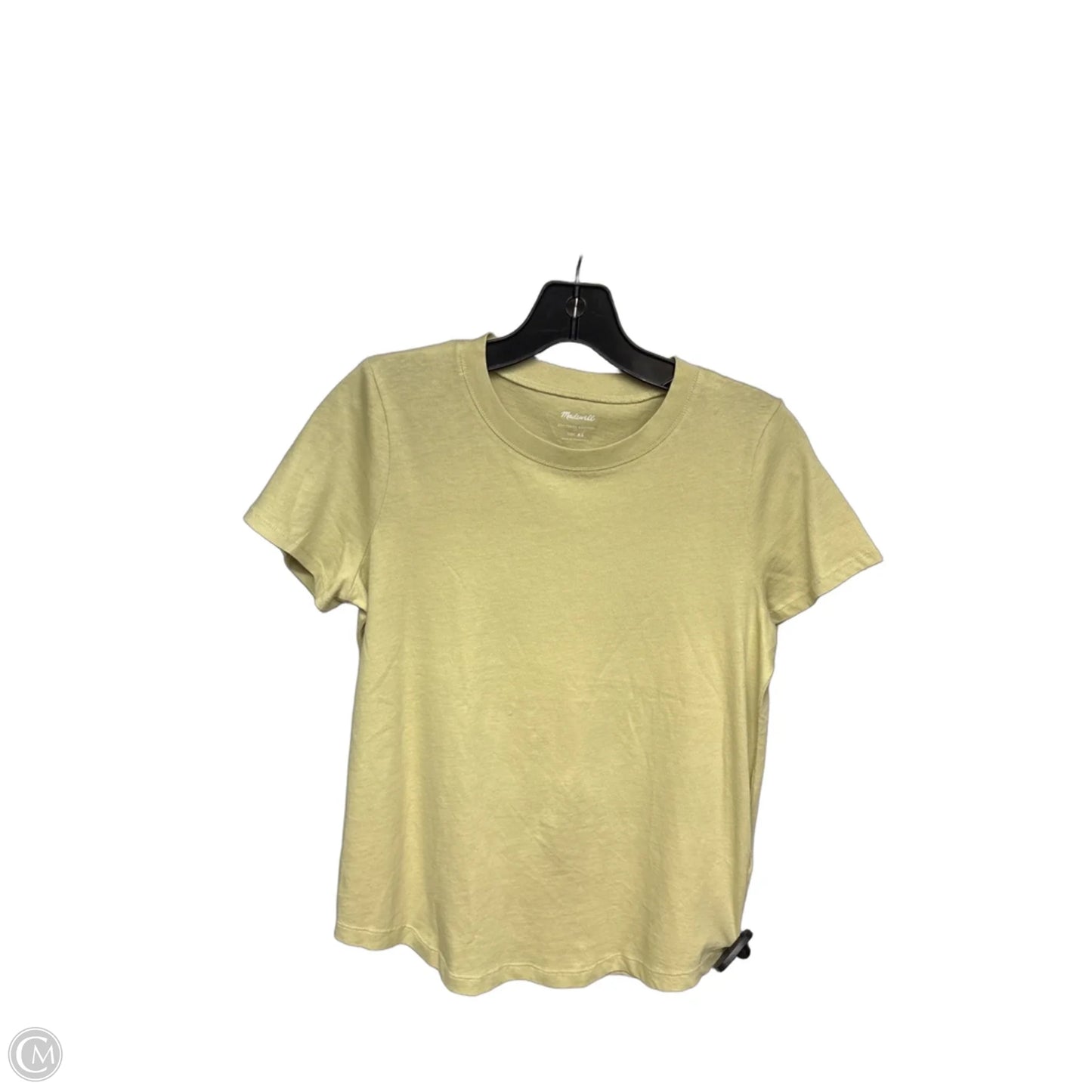 Top Short Sleeve By Madewell In Green, Size: Xs