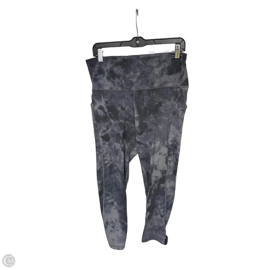 Athletic Leggings By Lululemon In Grey, Size: 12