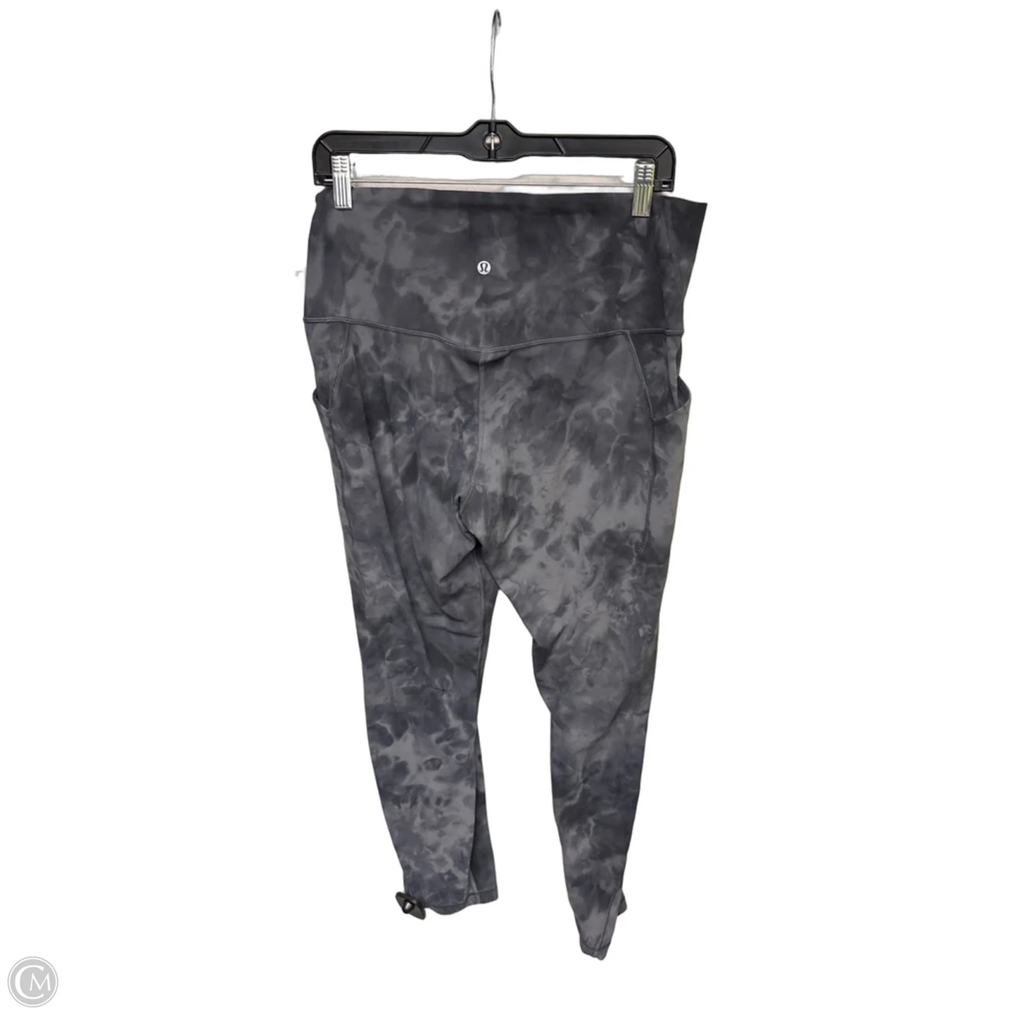 Athletic Leggings By Lululemon In Grey, Size: 12