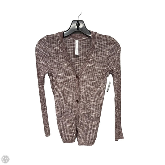 Top Long Sleeve By Athleta In Brown, Size: Xxs