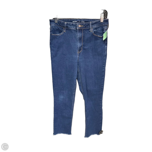 Jeans Straight By Old Navy In Blue Denim, Size: 10