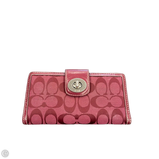 Wallet Designer By Coach, Size: Medium