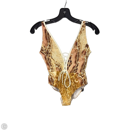 Swimsuit By Free People In Snakeskin Print, Size: Xs