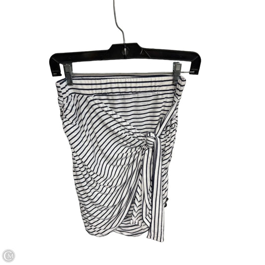 Skirt Mini & Short By Sundry In Blue & White, Size: Xs