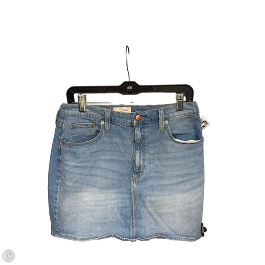 Skirt Mini & Short By Universal Thread In Blue Denim, Size: 12
