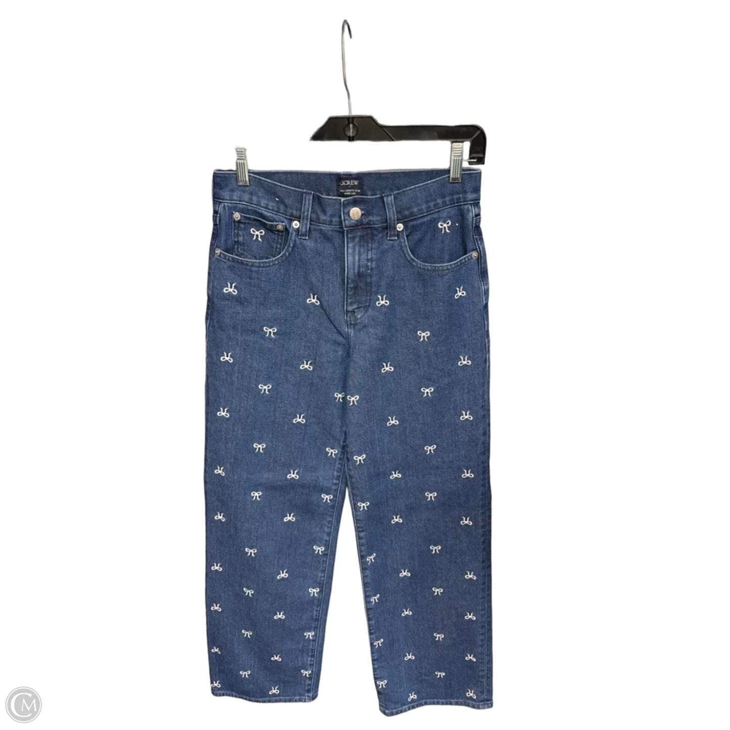 Jeans Wide Leg By J. Crew In Blue Denim, Size: 2