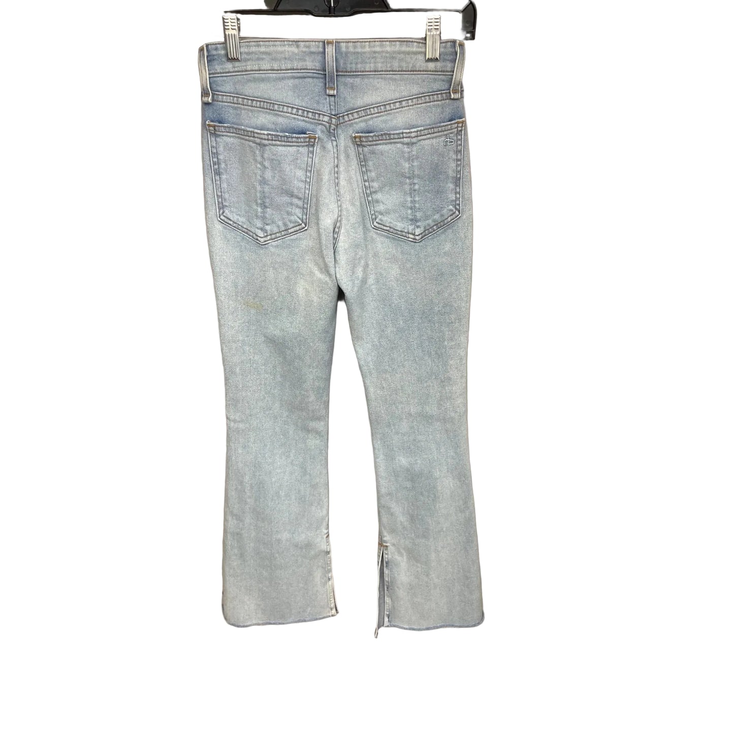 Jeans Boot Cut By Rag And Bone In Blue Denim, Size: 0