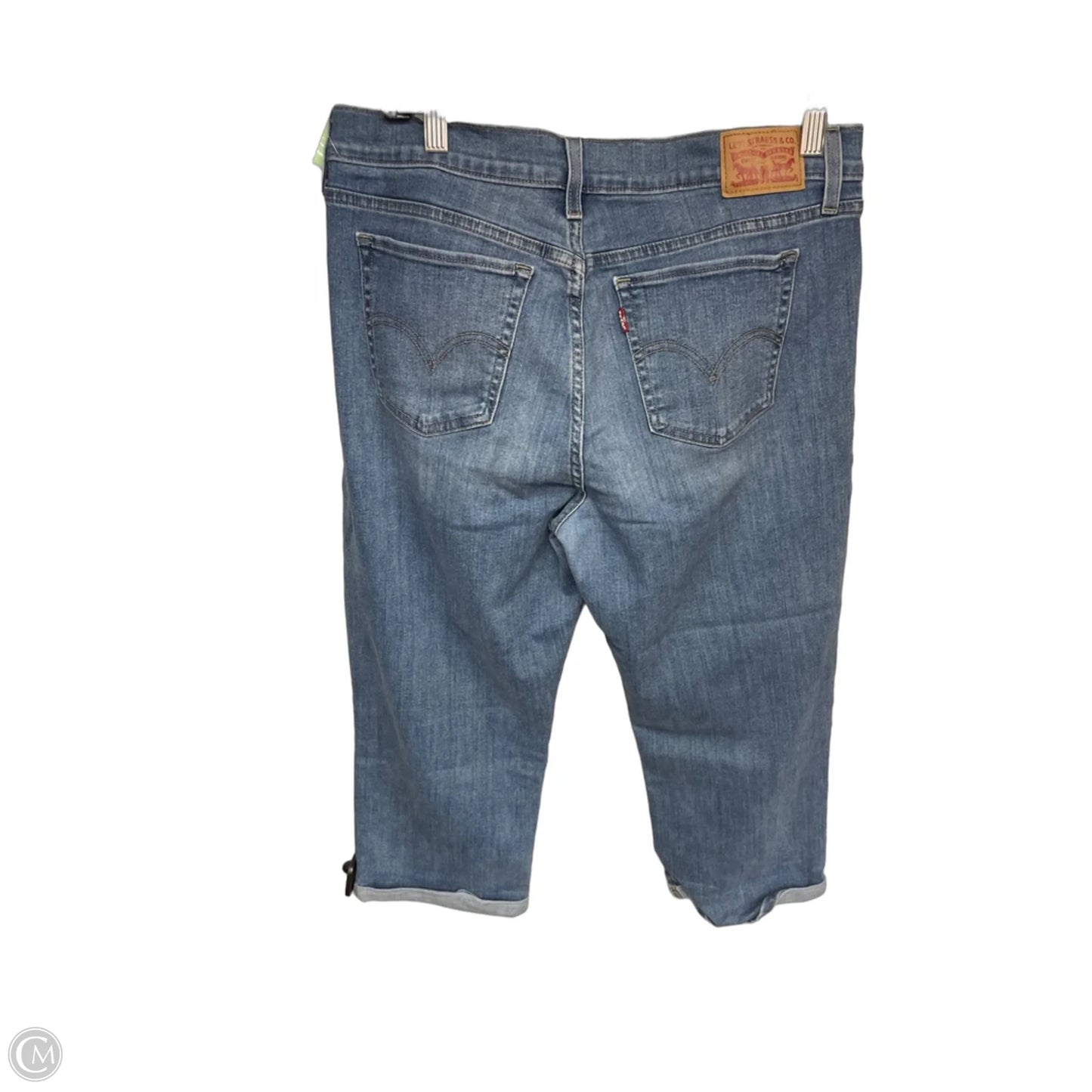 Capris By Levis In Blue Denim, Size: 12