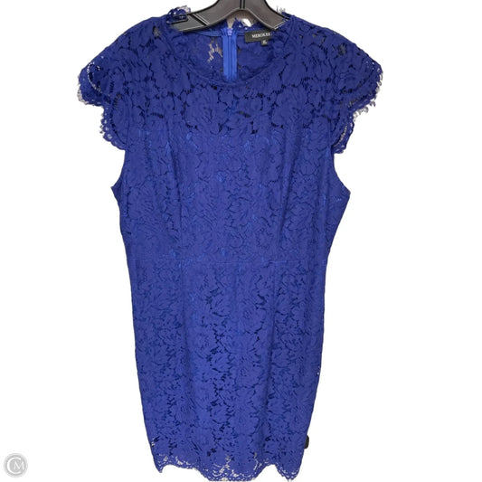 Dress Casual Midi By Merokeety In Blue, Size: Xl
