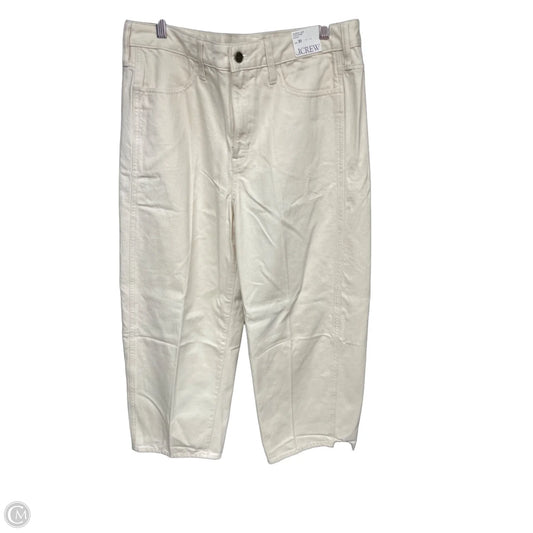 Pants Wide Leg By J. Crew In Cream, Size: 12