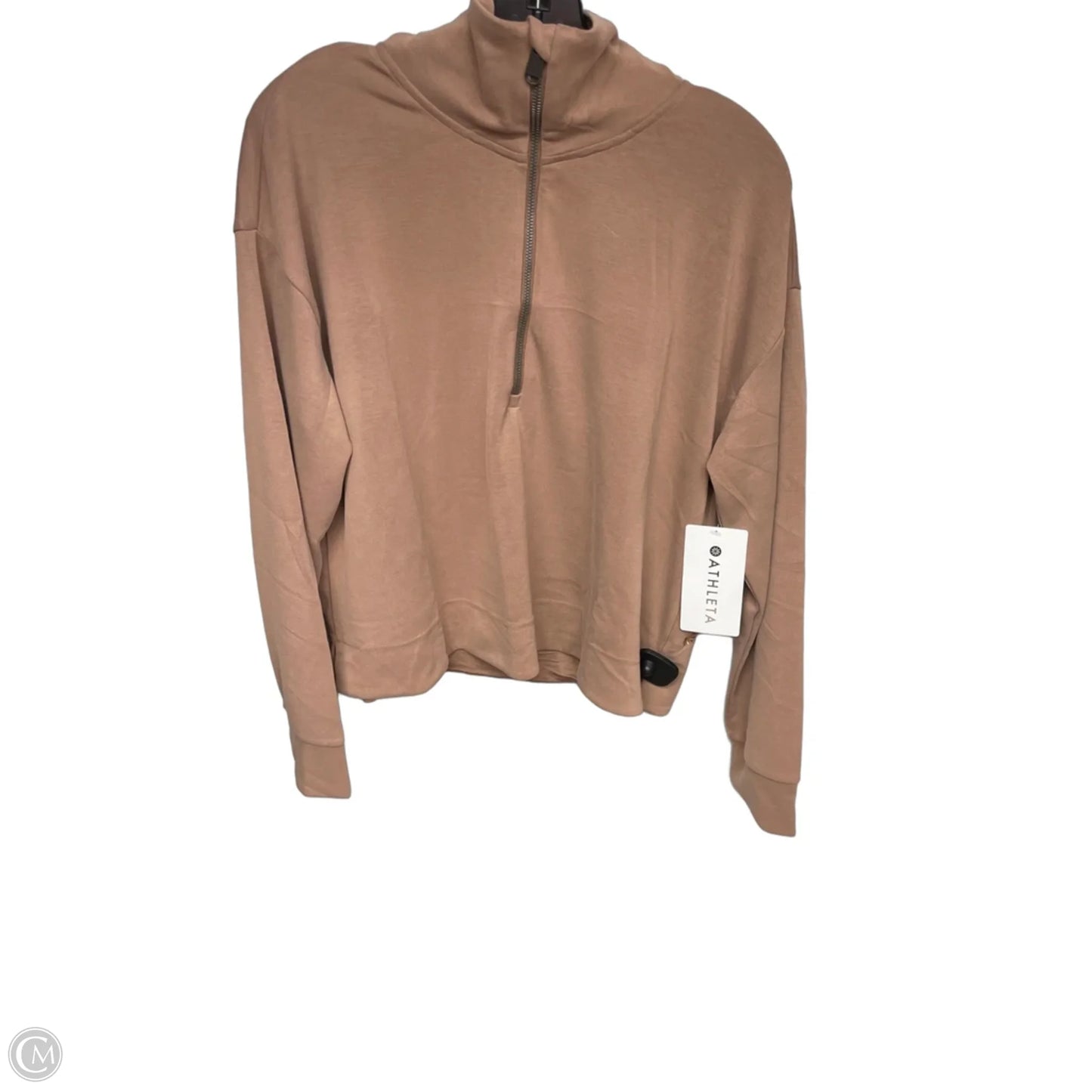 Athletic Sweatshirt Collar By Athleta In Brown, Size: L