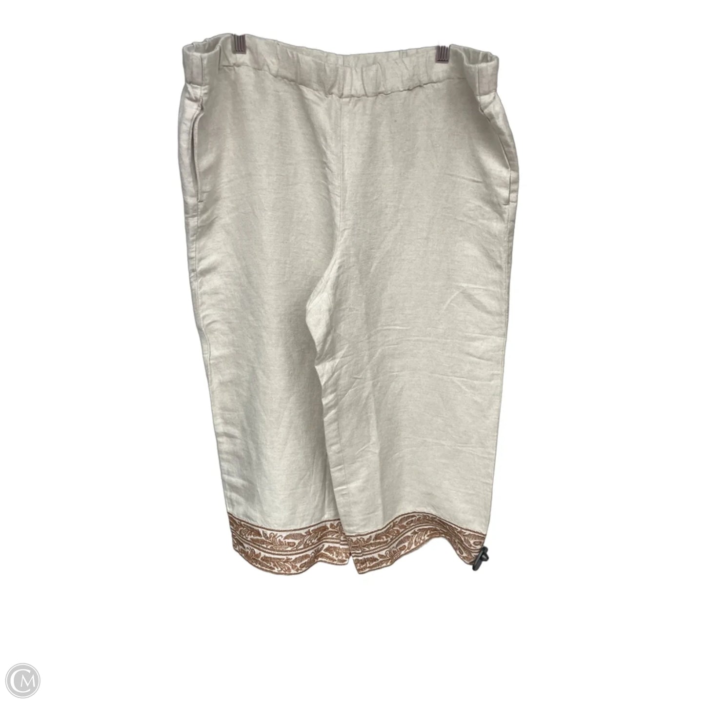 Pants Cropped By J. Jill In Beige, Size: L