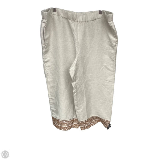 Pants Cropped By J. Jill In Beige, Size: L