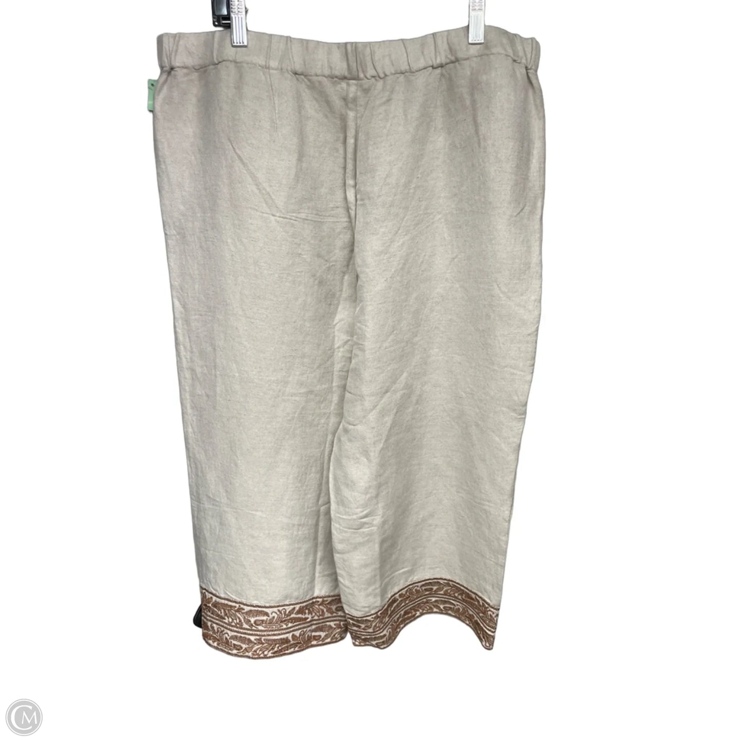 Pants Cropped By J. Jill In Beige, Size: L