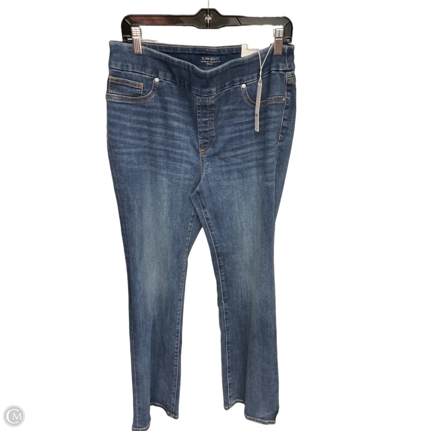 Jeans Boot Cut By Chicos In Blue Denim, Size: 10