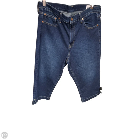 Capris By Gap In Blue Denim, Size: 12