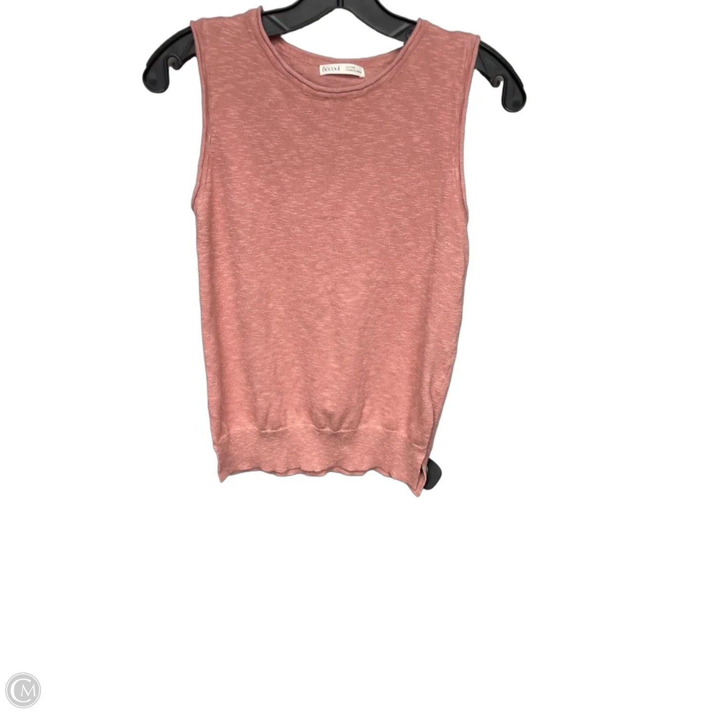 Top Sleeveless By Be Cool In Pink, Size: S