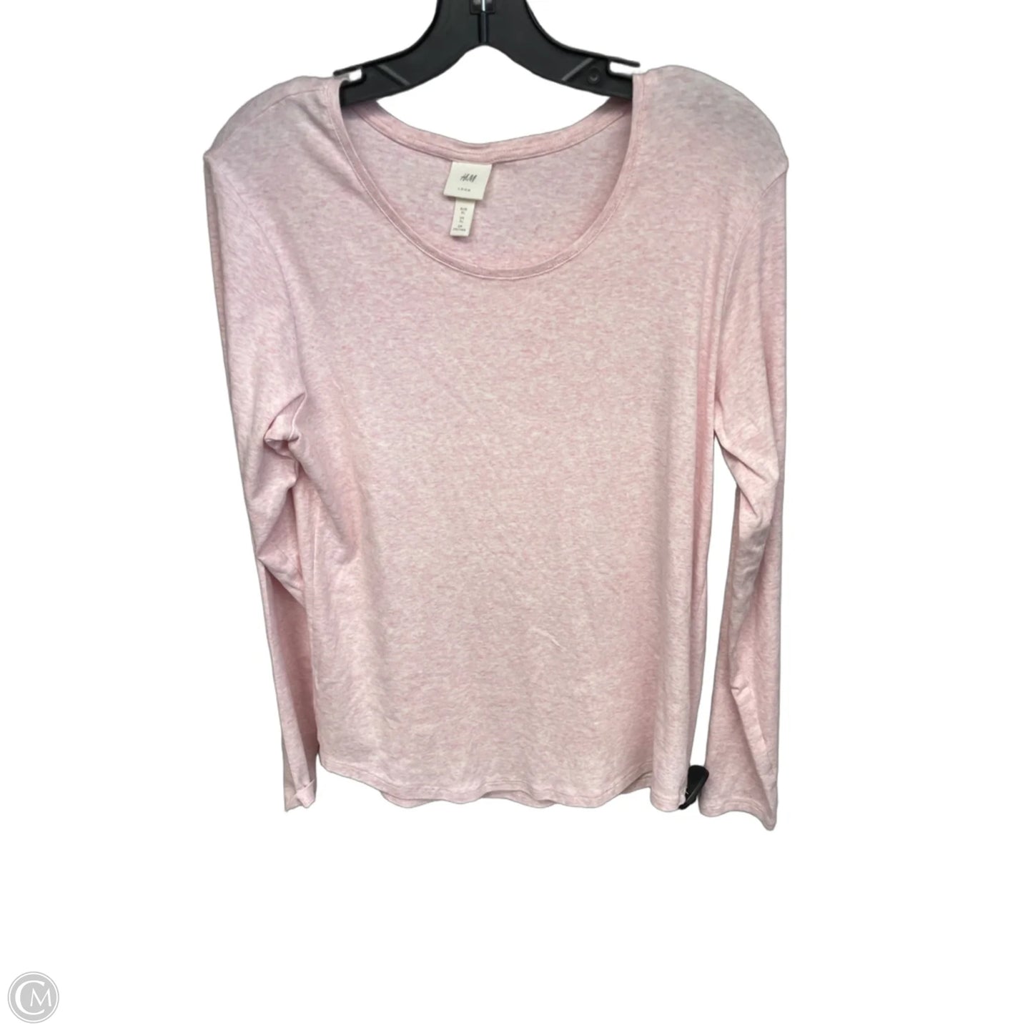 Top Long Sleeve Basic By H&m In Pink, Size: Xl