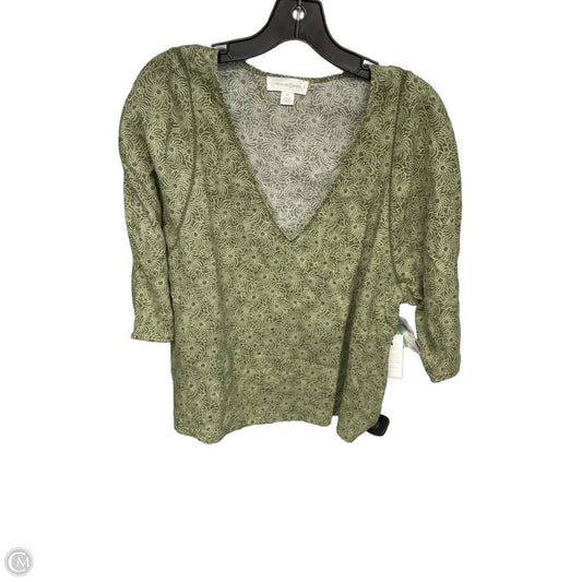 Top Short Sleeve By Treasure And Bond In Green, Size: Xl